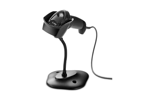 Laidinis brūkšninių kodų skaitytuvas Zebra DS2208, 2D, multi-IF, kit (USB), black